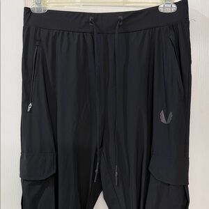 ASRV Men's Tetra lite cargo Black jogger Pants